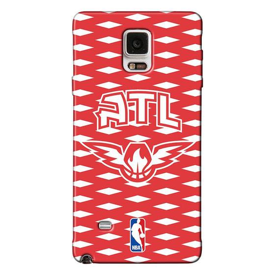 Imagem de Capa de Celular NBA - Samsung Galaxy Note 4 - Atlanta Hawks - E04