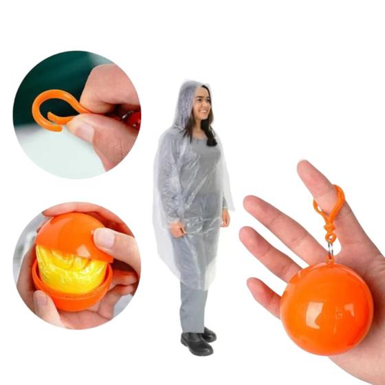 Imagem de Capa De Chuva Bolinha Com Case E Alça De Transporte Esfera