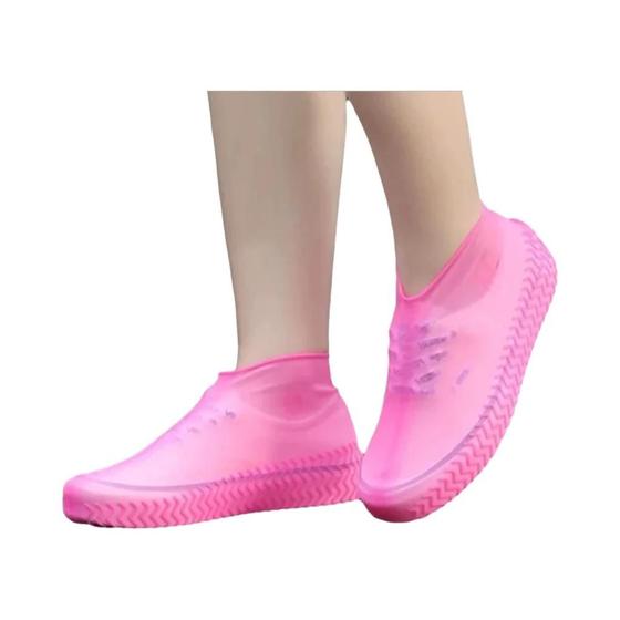 Imagem de Capa De Chuva De Silicone À Prova D'água Reutilizável, Capas Para Sapatos De Caminhada Ao Ar Livre,