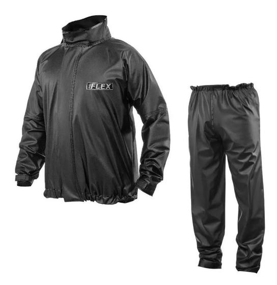 Imagem de Capa De Chuva Delta Flex Jaqueta Calça Pvc Impermeavel - P