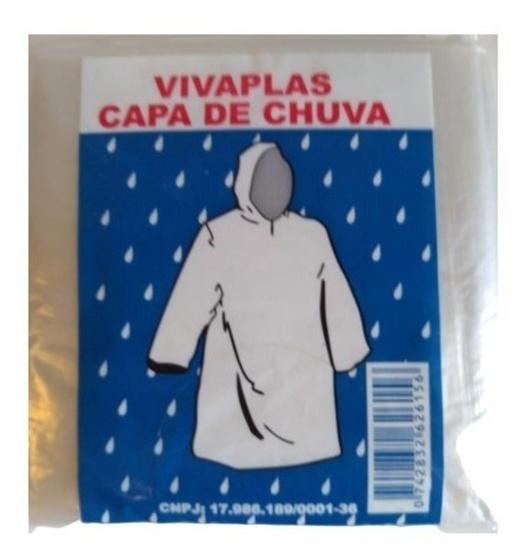 Capa de chuva descartavel - VIVAPLAS Menor preço em Capa de chuva descartavel - VIVAPLAS