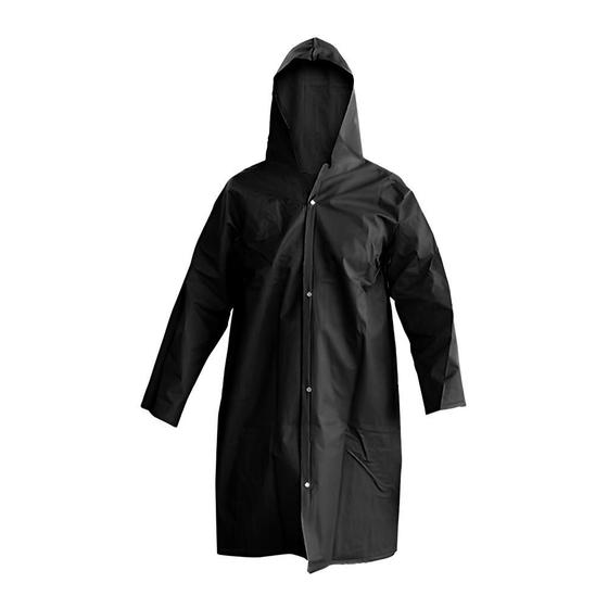 Imagem de Capa de Chuva em PVC Com Forro e Capuz
