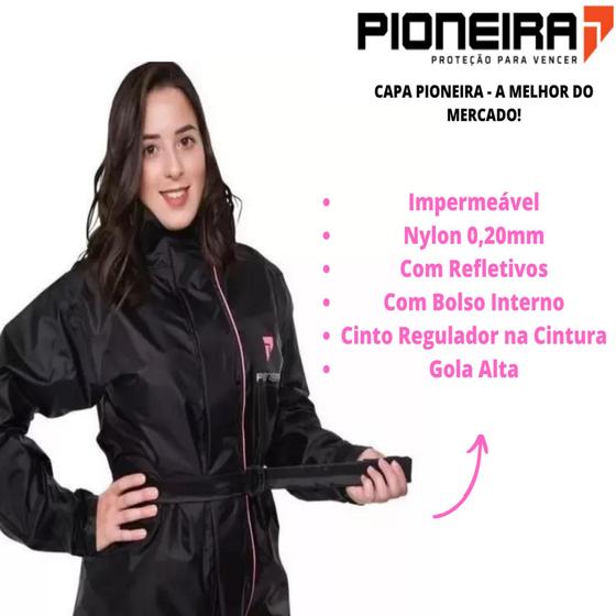 Capacete De Chuva HANMENGXUAN - Impermeável Para Atividades Ao Ar Livre, Preto Com Detalhes Refletivos - Tamanho G