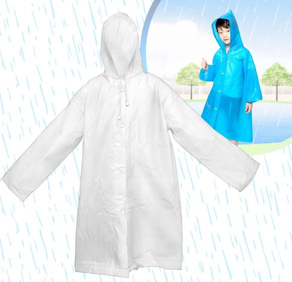 Imagem de Capa de Chuva Infantil Impermeável com Capuz