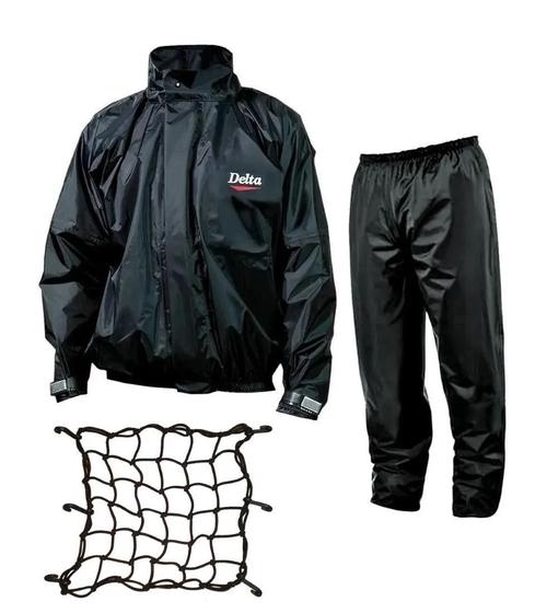 Imagem de Capa De Chuva Jaqueta Calça Delta Nylon P + Elastico Aranha