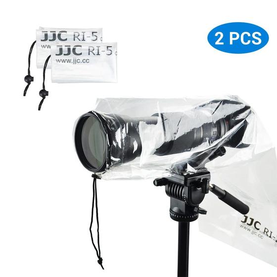 Imagem de Capa De Chuva Jjc Ri-5 Para Dslr Plástica - 2 Unidades