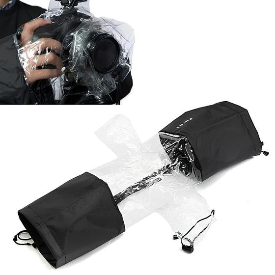 Imagem de Capa de Chuva para Câmeras DSLR com Difusor para Flash