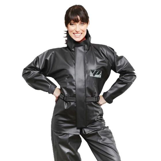 Imagem de Capa de Chuva para Motoqueiro Pantaneiro, Feminino, Preto, Tamanho G