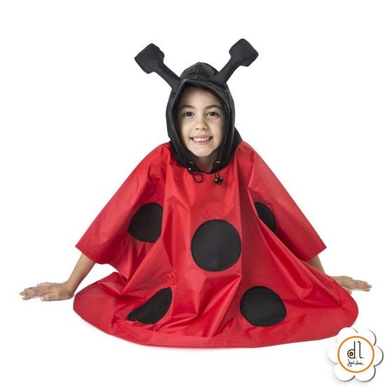 Imagem de Capa de Chuva Poncho Joaninha Dani Lessa