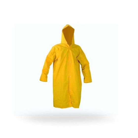 Imagem de Capa de chuva pvc forrado standard - amarelo t - gg - BRASCAMP