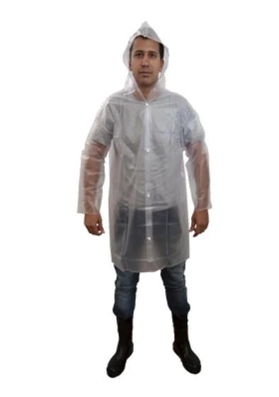 Imagem de Capa de chuva pvc incolor 020 ca 28450 brascamp 