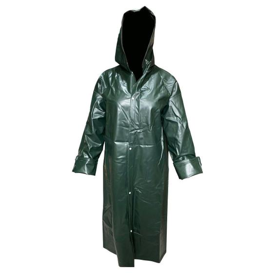 Capa De Chuva Pvc Reforçada Maior Durabilidade Verde Menor preço em Capa De Chuva Pvc Reforçada Maior Durabilidade Verde
