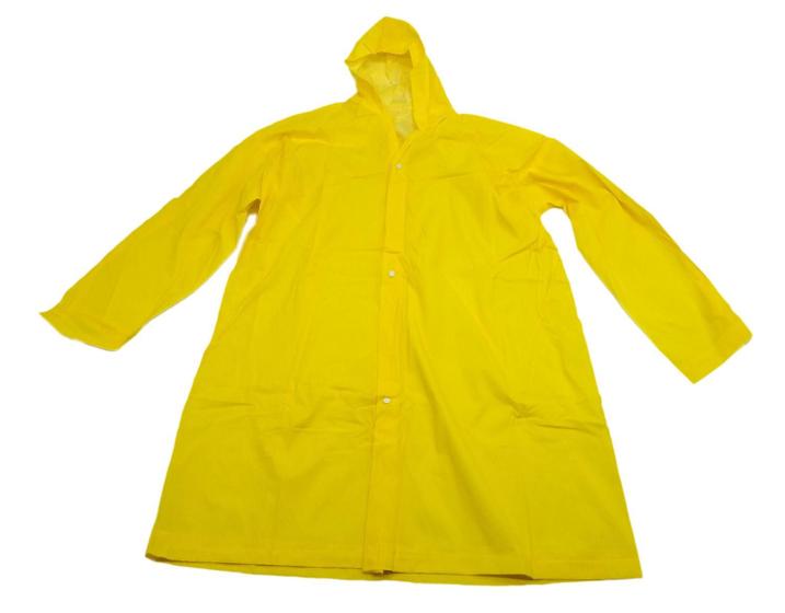Imagem de Capa de Chuva Reforçada com Capuz em PVC - obra resistente Epi Reforçado - Panami - GG