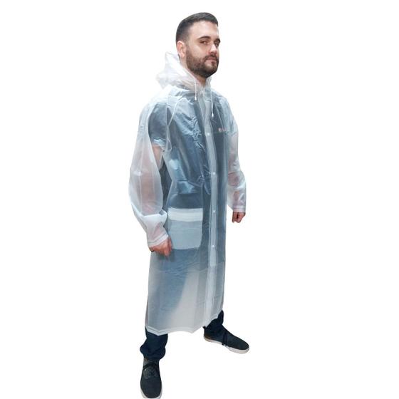 Imagem de Capa de Chuva Tamanho M Transparente ISO9001