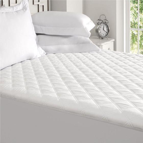 Imagem de Capa De Colchão Impermeável Protetor Cama King Com Elástico Matelado