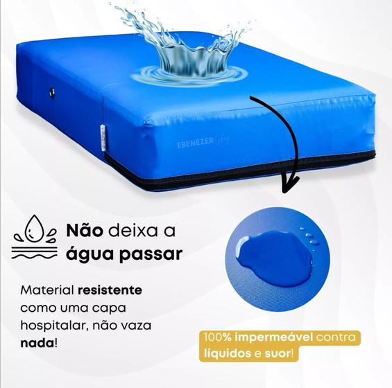 Imagem de Capa de Colchão Impermeável SOLTEIRO em Napa Premium Forrada