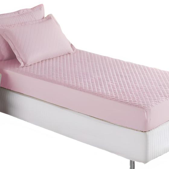 Imagem de Capa De Colchão Solteiro Kit Cama 2 Peças Matelado Elástico