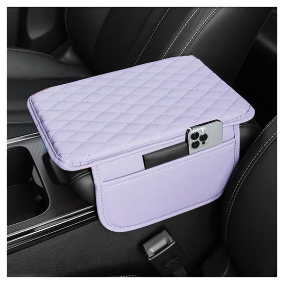 Imagem de Capa de console central de carro Stacool Microfiber Leather Purple