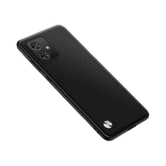 Imagem de Capa de Couro Luxo para Motorola Moto G54/G34/G24/G14 - Capa Traseira Macia e Resistente