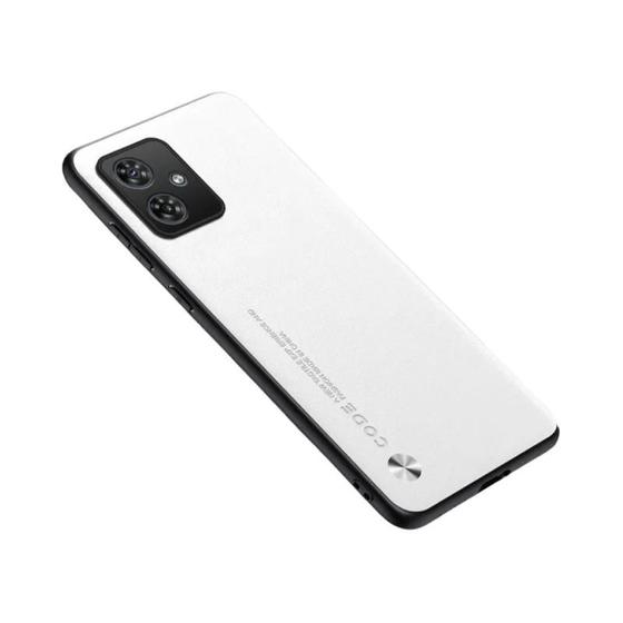 Imagem de Capa de Couro Luxo para Motorola Moto G54/G34/G24/G14 - Capa Traseira Macia e Resistente