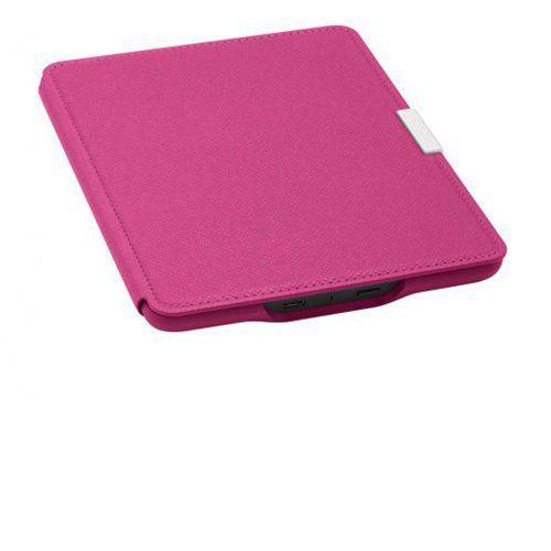 Imagem de Capa de Couro para E-Reader Kindle / Amazon / Paperwhite / Rosa Fucsia