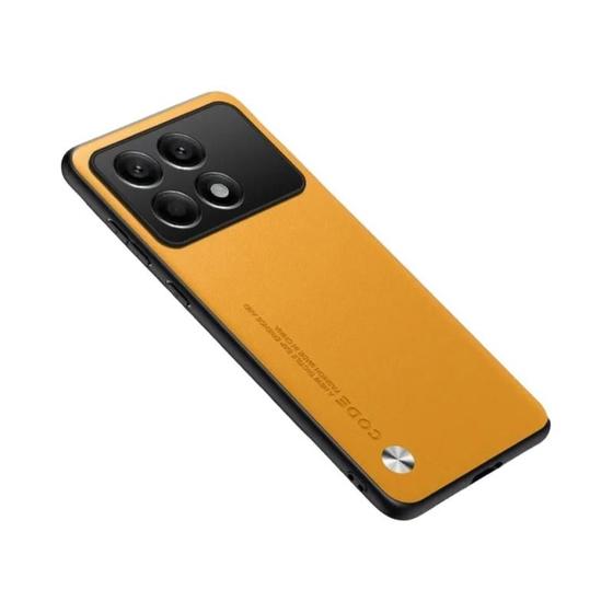 Imagem de Capa de Couro PU e Silicone para Xiaomi Poco X6 Pro - Anti-Choque e Resistente