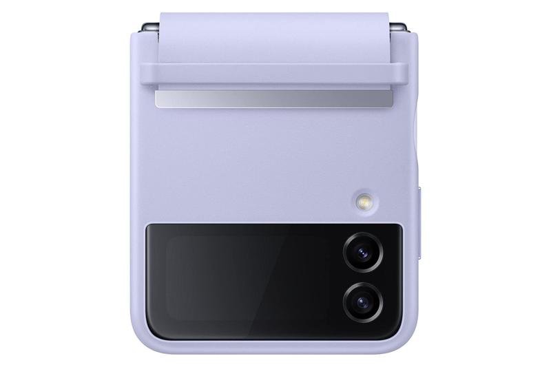 Imagem de Capa de Couro Roxa com Aba para Samsung Galaxy Z Flip4