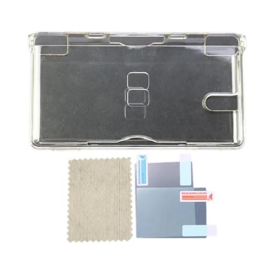 Imagem de Capa de Cristal Transparente para NDS Lite e DSi XL - com Película Protetora