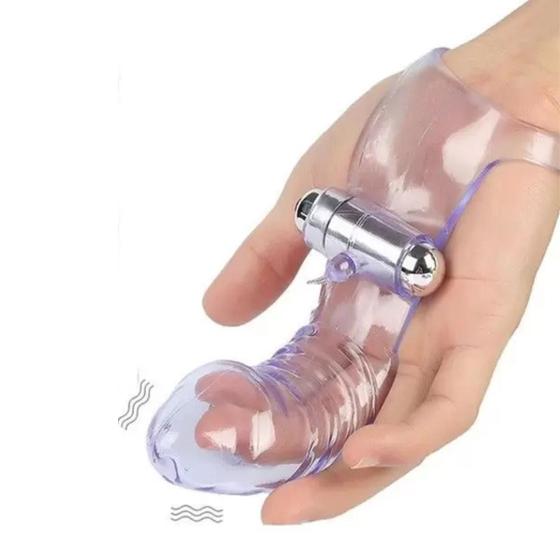 Imagem de Capa De Dedo Vibrador Dedeira Clitóris Próstata Ponto G Cú