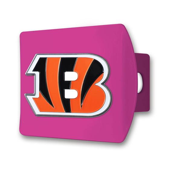 Imagem de Capa de engate FANMATS 43370 NFL Cincinnati Bengals rosa