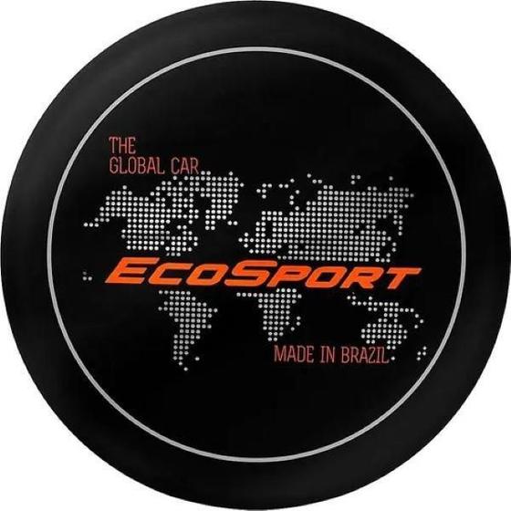 Imagem de Capa De Estepe Global Laranja Com Cabo De Aço E Cadeado
