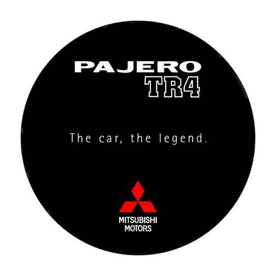 Capa de estepe mitsubishi pajero tr4 the car Menor preço em Capa de estepe mitsubishi pajero tr4 the car