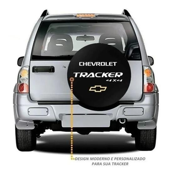 Imagem de Capa De Estepe' Tracker 2011 2012 Cadeado The Car, 4x4