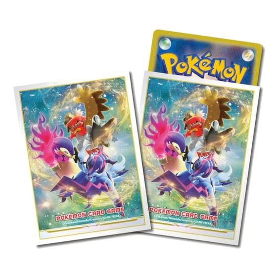 Imagem de Capa de jogo de cartas Pokemon Center Hisian Decidueye Typhlosion Samurot x64