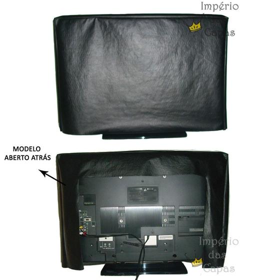 Imagem de Capa de luxo para TV LED 55'' em material sintético - aberta
