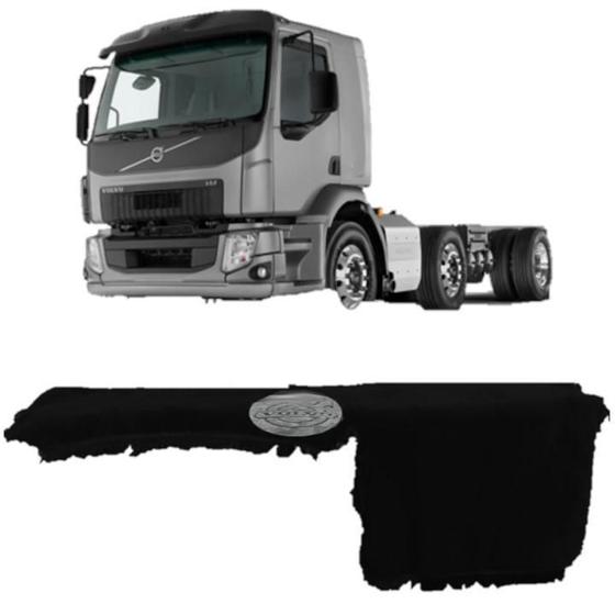 Imagem de Capa De Painel Chinil Com Logo Para Volvo Vm Preto