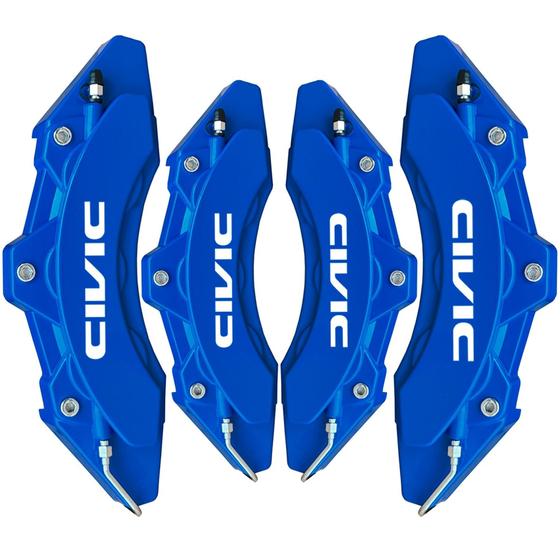 Imagem de Capa de Pinça de Freio Civic Azul kit c/ 4 unid