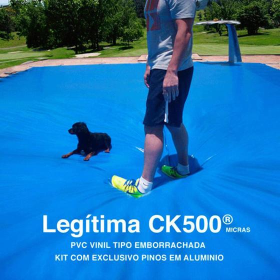 Capa de Piscina 4x4,5 Proteção PVC 500 Micras Suporta 300Kg Menor preço em Capa de Piscina 4x4,5 Proteção PVC 500 Micras Suporta 300Kg
