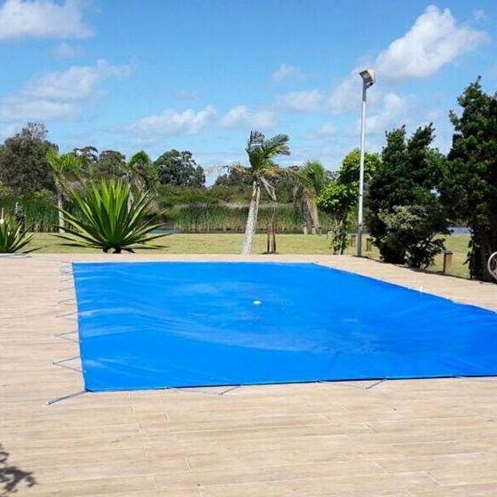 Imagem de Capa de Piscina 7,5x2,8  Proteção Lona Forte c Durabilidade media de 5 anos