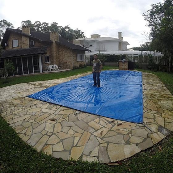 Capa de Piscina 7,5x3,5 LONA FORTE Protecao, Cascata Menor preço em Capa de Piscina 7,5x3,5 LONA FORTE Protecao, Cascata