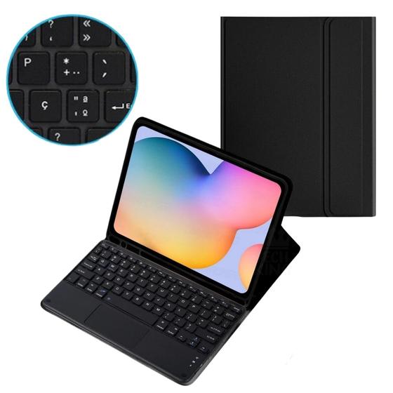 Imagem de Capa de proteção com teclado para Galaxy Tab S6 Lite 10.4"