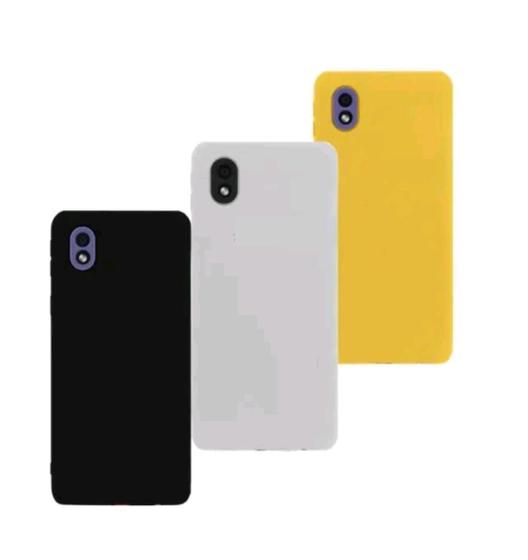 Imagem de Capa de Proteção de Silicone Aveludada Compatível com Galaxy A01 / A01 Core / A02 / A03 / A03s / A03 Core / A04 / A04s / A04E