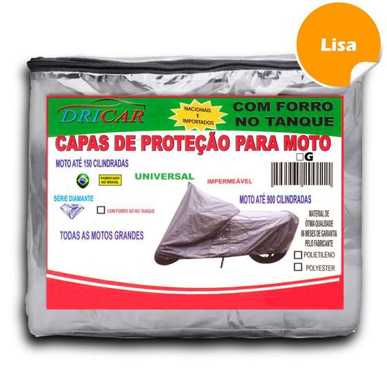 Imagem de Capa de proteção lisa impermeável para moto g - sol chuva poeira