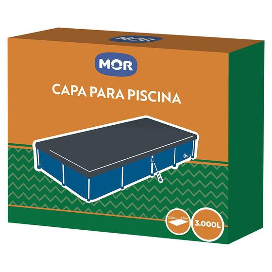 Imagem de Capa de Proteção para Piscina Retangular 3.000 Litros 1405 Mor