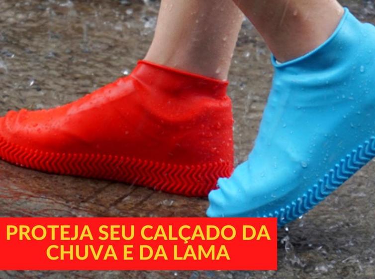 Imagem de Capa de sapato silicone à prova d'água colorida