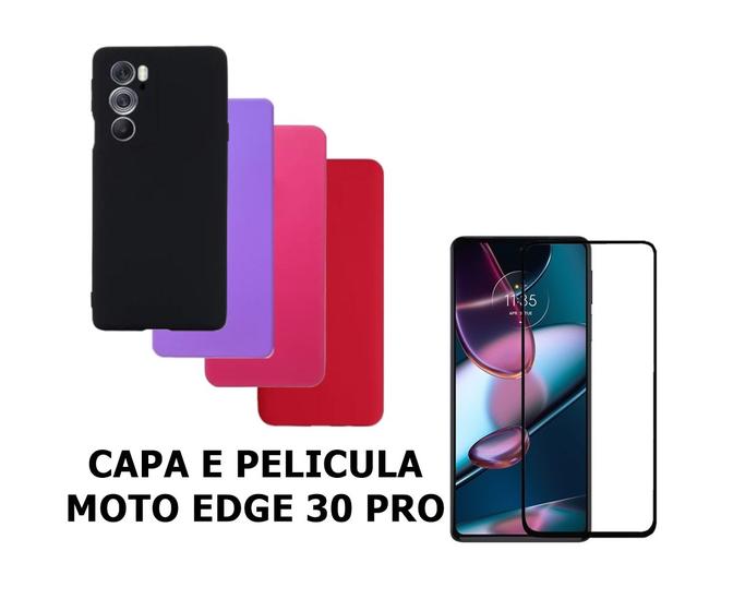 Capa De Silicone Aveludado Colorida E Pelicula 3D 9D Compativel Moto Edge 30 Pro Proteção Celular Capinha Case Menor preço em Capa De Silicone Aveludado Colorida E Pelicula 3D 9D Compativel Moto Edge 30 Pro Proteção Celular Capinha Case