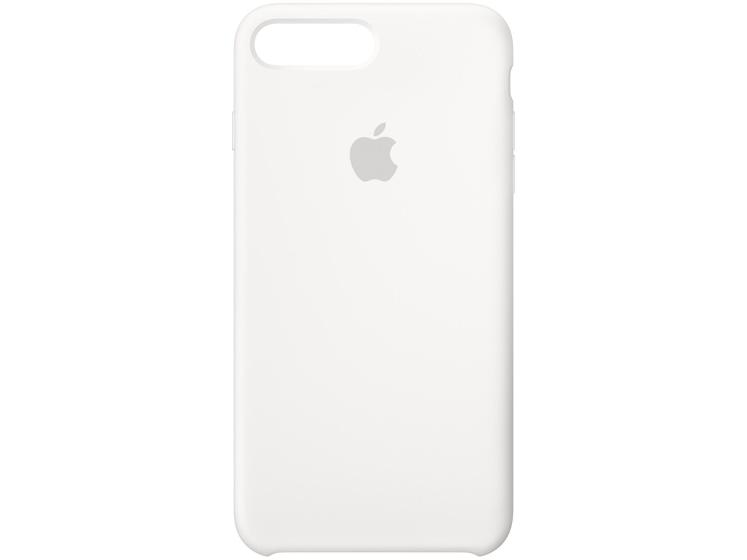 Imagem de Capa de Silicone Branca para iPhone 8 Plus