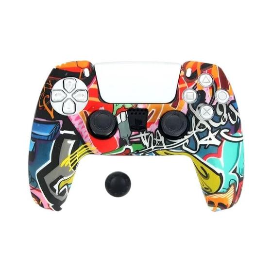 Imagem de Capa de Silicone Camuflada para Controle Playstation 5 - Design Data Frog