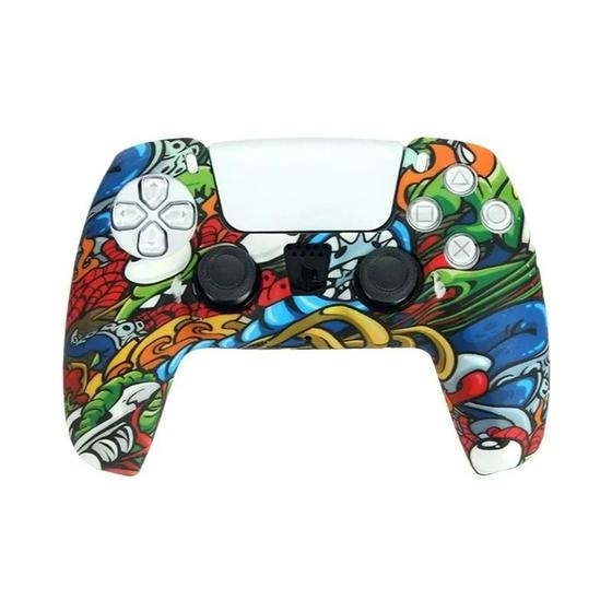 Imagem de Capa de Silicone Camuflada para Controle Playstation 5 - Design Data Frog