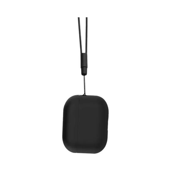 Imagem de Capa De Silicone Com Cordão Para Airpods Pro 2 2022 Capa Anti-perda Frontal Led Visível